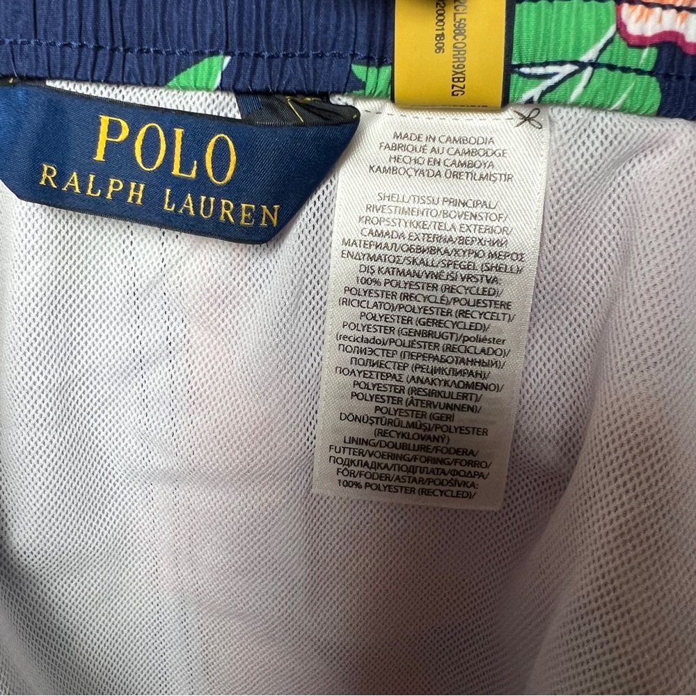 Polo Ralph Lauren Floral Print Men’s Lined Swim Shorts XXL NWT - Picture 8 of 9